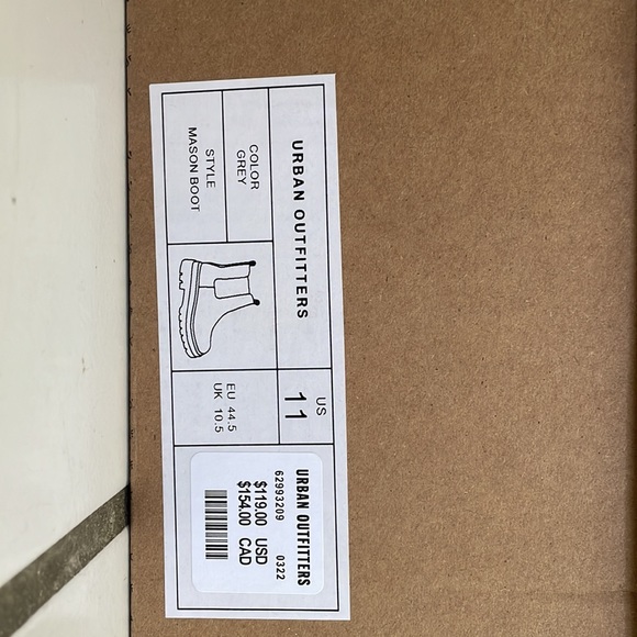 Mason boot Grey US 11 - Picture 3 of 3